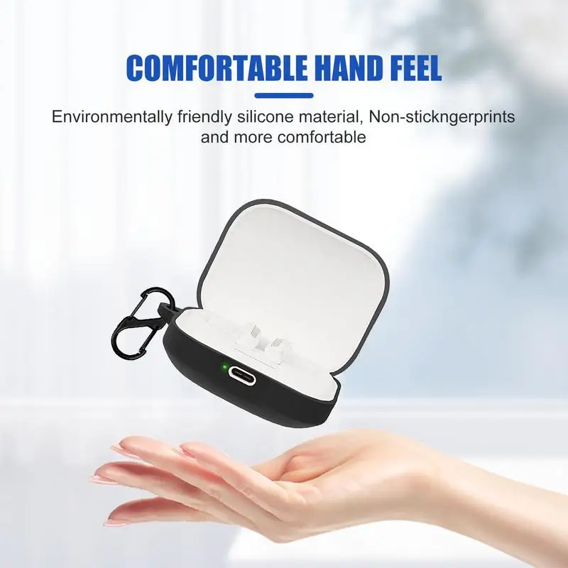 ForRedmi Buds 5 Pro funda de silicona a prueba de golpes para auriculares, Color sólido, accesorios para auriculares