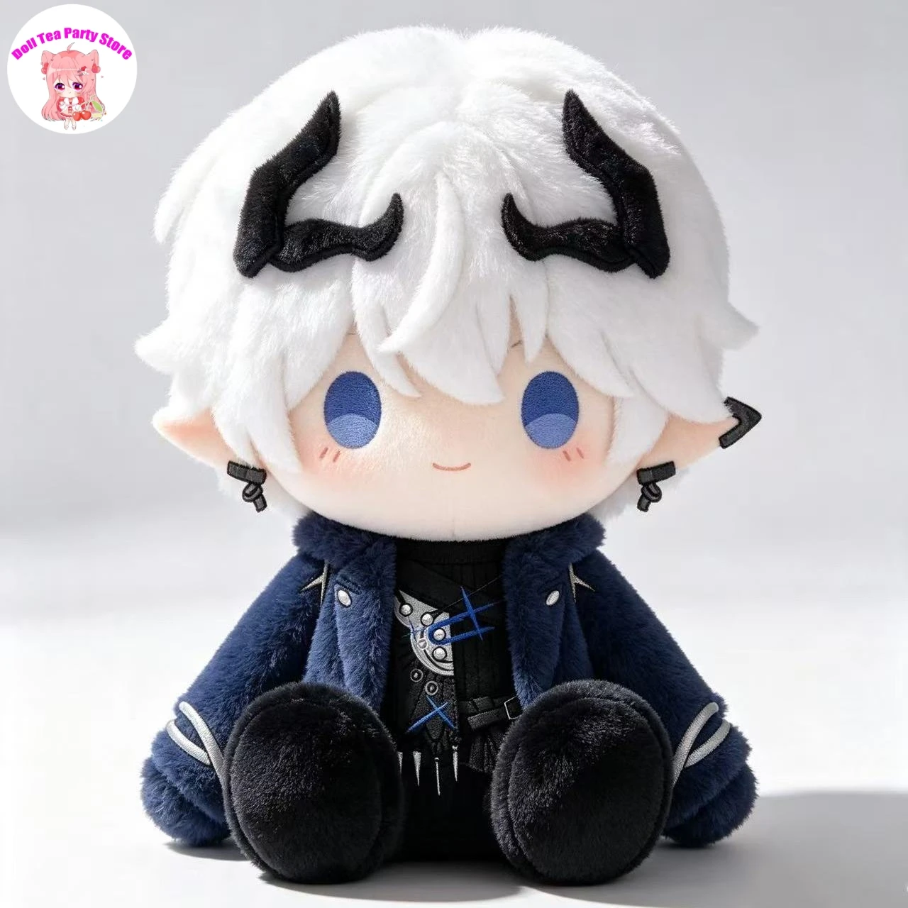 40cm Arknights:Endfield Camille Ardashir Attributes Plush Stuffed Doll Body Anime Sitting Posture Toys Dress Up Plushie Pillow