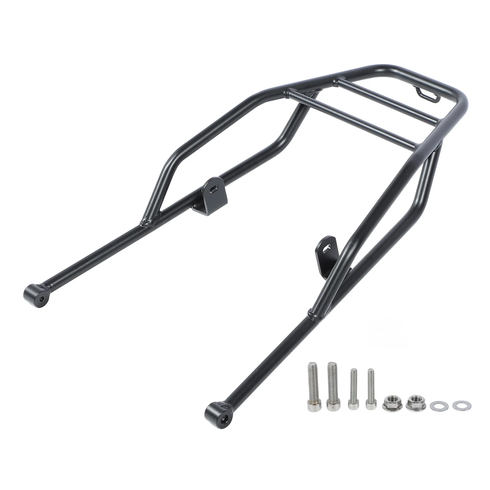 

Motorcycle Rear Luggage Rack 18mm Iron Tube Motorcycle Tail Cargo Storage Shelf Abrasion Resistant Stable Support for V7 Stone
