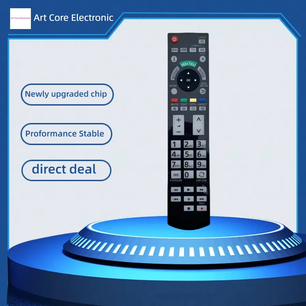 Remote Control pengganti baru cocok untuk Panasonic TV TV TX-65AX800E TV pintar TX-PR65VT60 TC-55DT50
