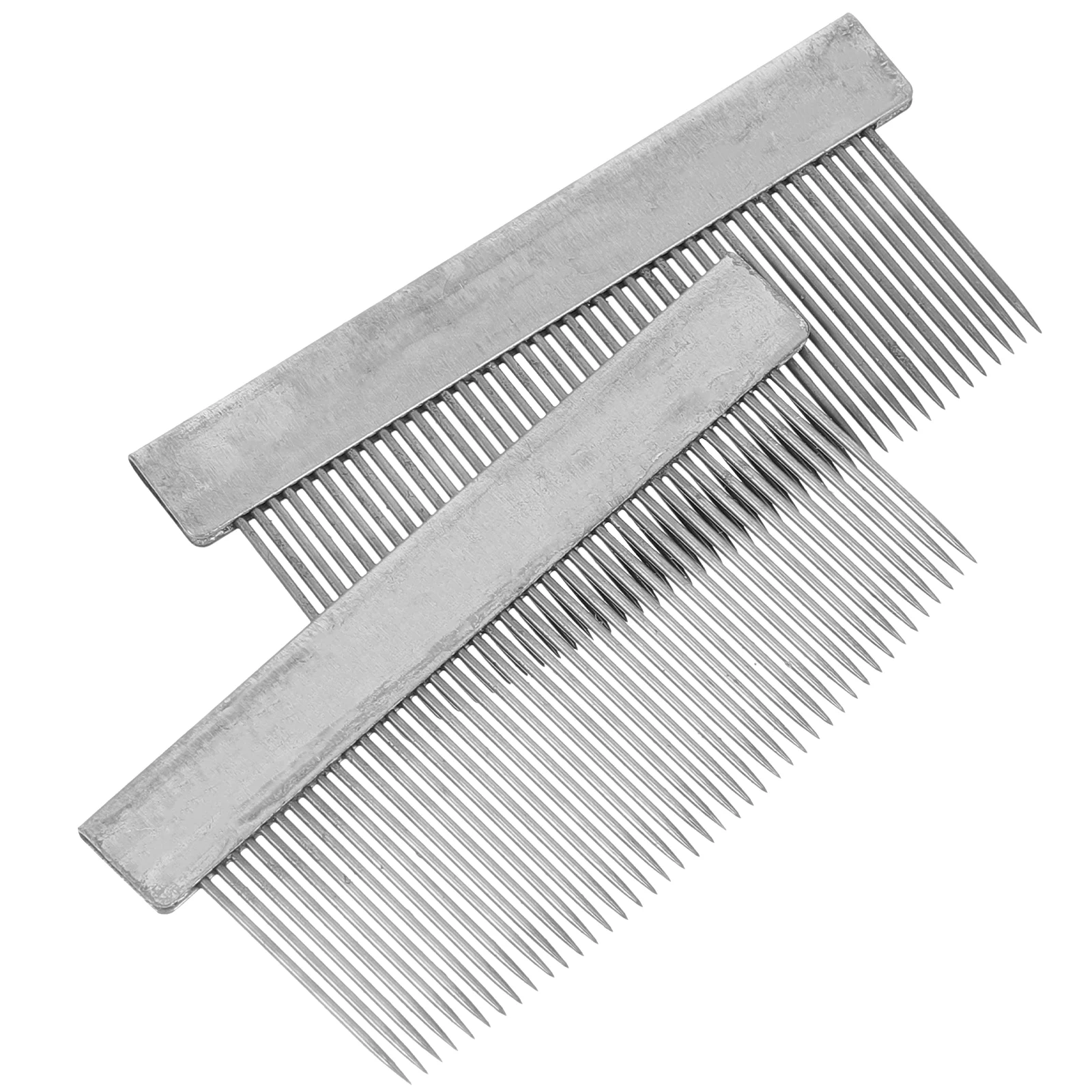 2pcs Voilin Erhu Bow Combs Voilin Bow Hair Combs Haorse Hair Combing Tool for Bow Making Iron Bow Comb