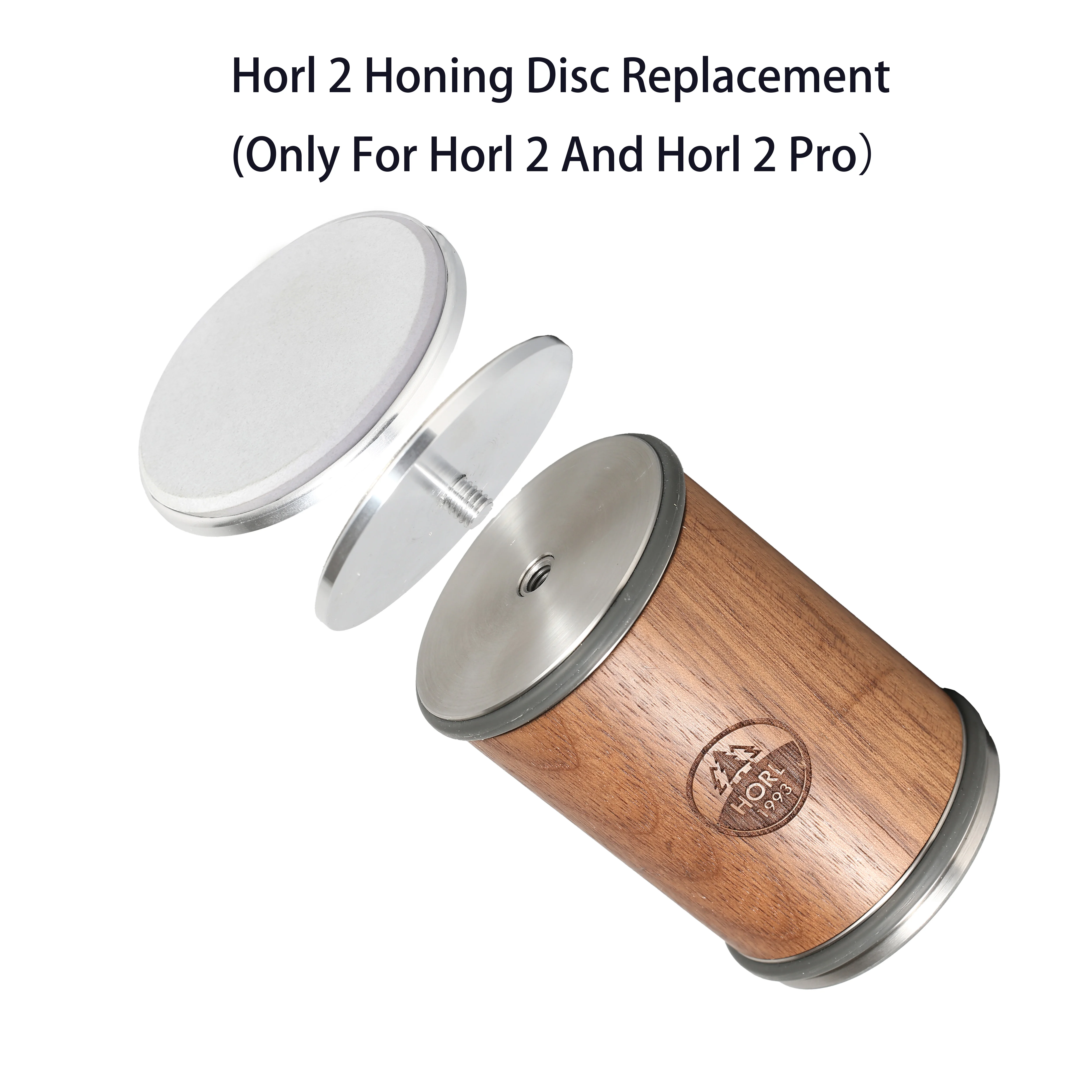 One Set 3000 Grit White Ceramic Sharpener Grind Disc Comptitable With Horl 2 Horl 2 Pro Plus Leather Strop