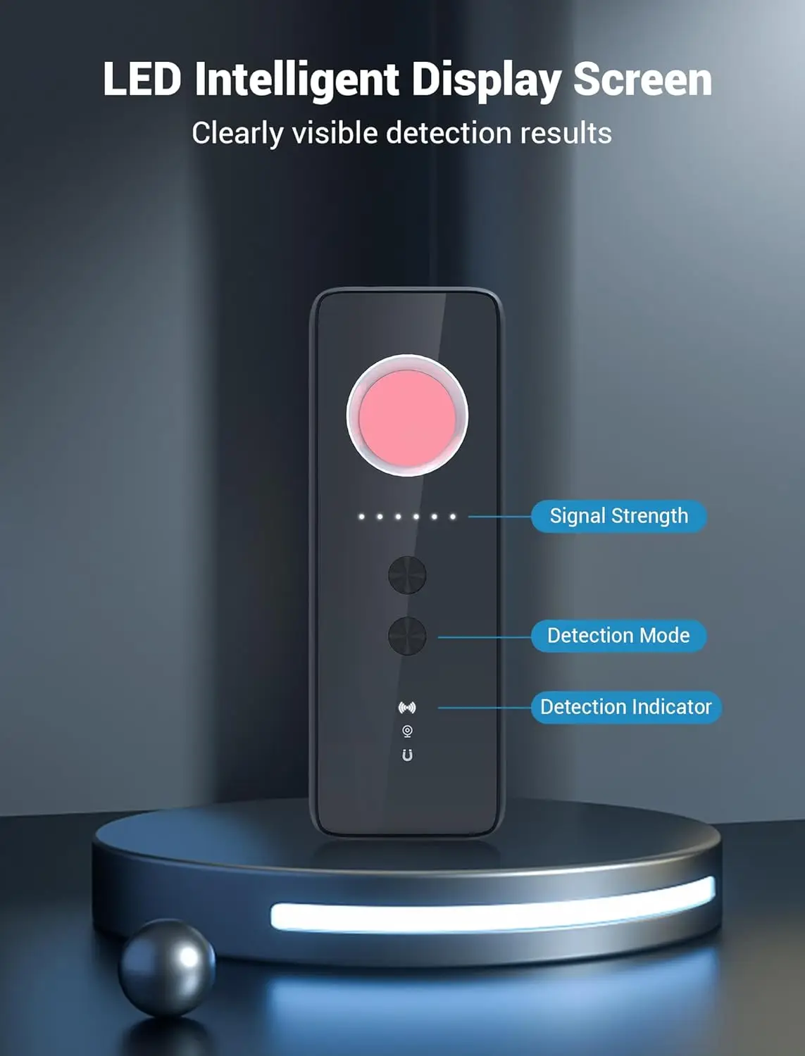 Hidden Camera Detector 2025 Bug Detector GPS Tracker Detector,spy Camera Listening Device Detection Spy Gadgets for Hotel,Office