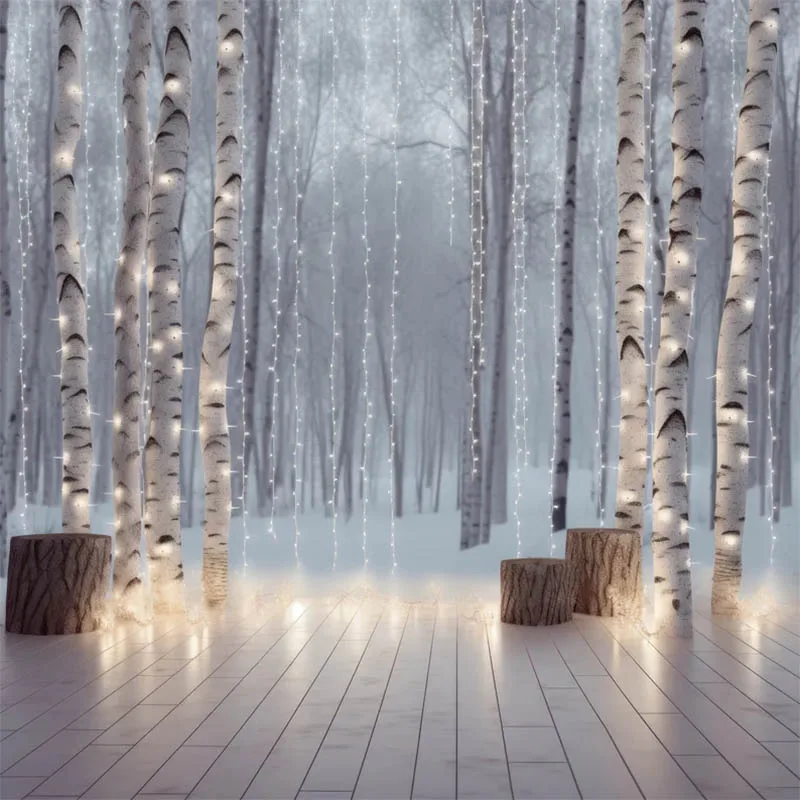 Fondo de fotografía de bosque de Navidad Mehofond fiesta de vacaciones familiar retrato de embarazada brillo naturaleza árbol noche decoración telón de fondo