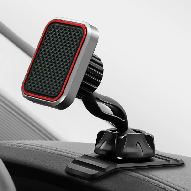 XMXCZKJ Magnetic Car Phone Holder For Phone in Car Double 360 Degree GPS Strong Magnet Holder For iPhone Xiaomi Dashboard Mount