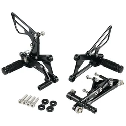 Motorcycle Adjustable Rearsets Footrests Footpegs Shift Rod For Triumph Daytona 675 2006-2012 2007 2008 2009 2010 2011