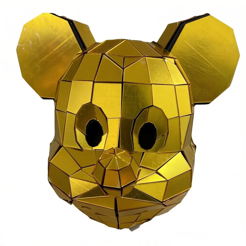 Small wholesale price Celebration Parties Nightclub Performances Acrylic Hats for Stage Shows Mirror Masks Animal Helmets