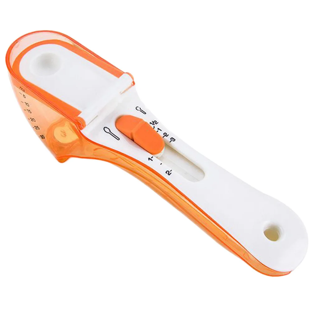 

Adjustable Baking Kitchen Baking Spoon Scoop Magnetic With Hook Curved Handle Storage Space Saving Refrigerator Attachable Food