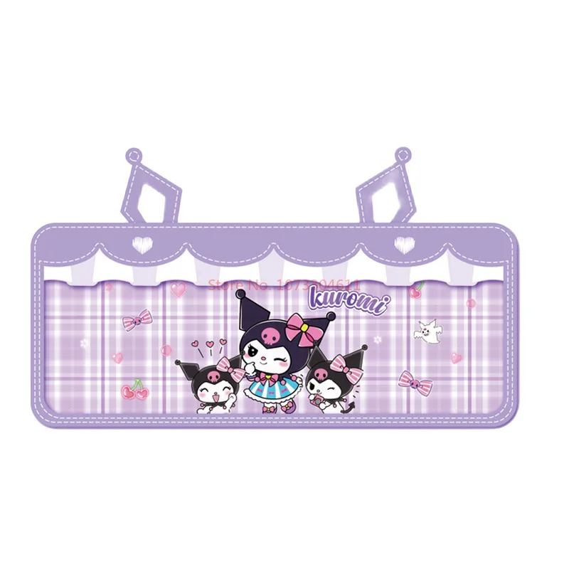 Imagem -05 - Kuromi Sanrio Estojo de Lápis para Estudantes Papelaria Escolar Bonito Bolsa de Caneta dos Desenhos Animados para Meninas Grande Capacidade Bolsa Elegante Atacado