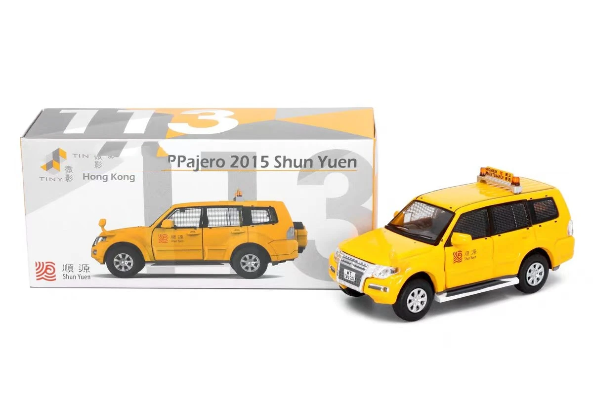 Tiny 1/76  Pajero 2015 Shun Yuen Hong Kong Diecast Model Truck Collection Limited Edition Hobby Toys