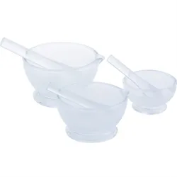60/75/90/120/150mm I.D Apothecary Solid Glass Pestle and Mortars Bowl Set Grinding Mill Lab Supplies Medicine Grinding Tool