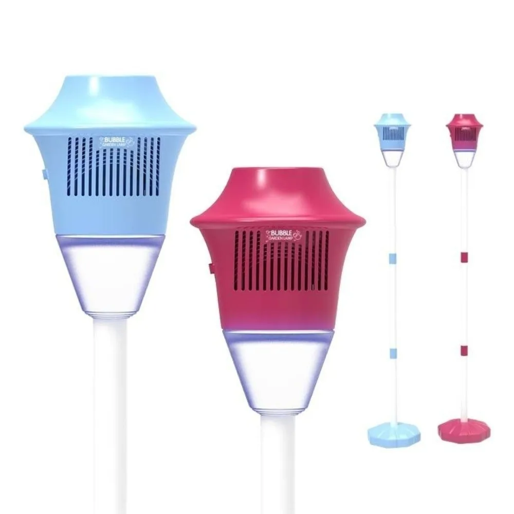 Fully Automatic Stand Bubble Machine with Light & Music Children's Toys Bubble Soap Blowing Street Light Bubble Machine