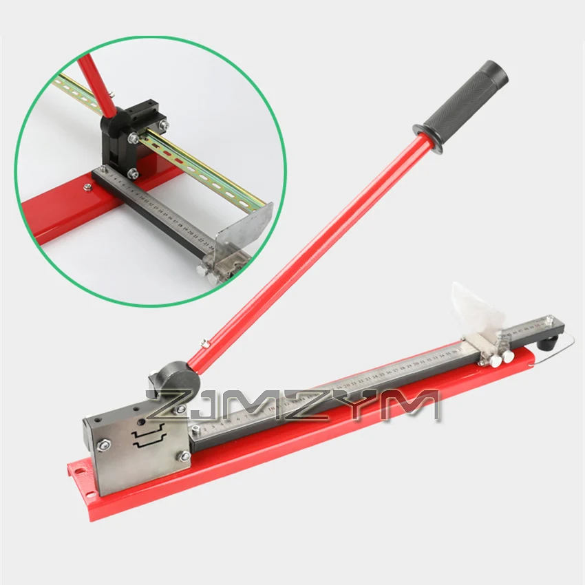 C45 Guide Rail Multifuntional Din Rail Cutter Din Rail Cutting Tool Rail Cutter With Rule Measuring NS35 1.0-1.5mm Thickness