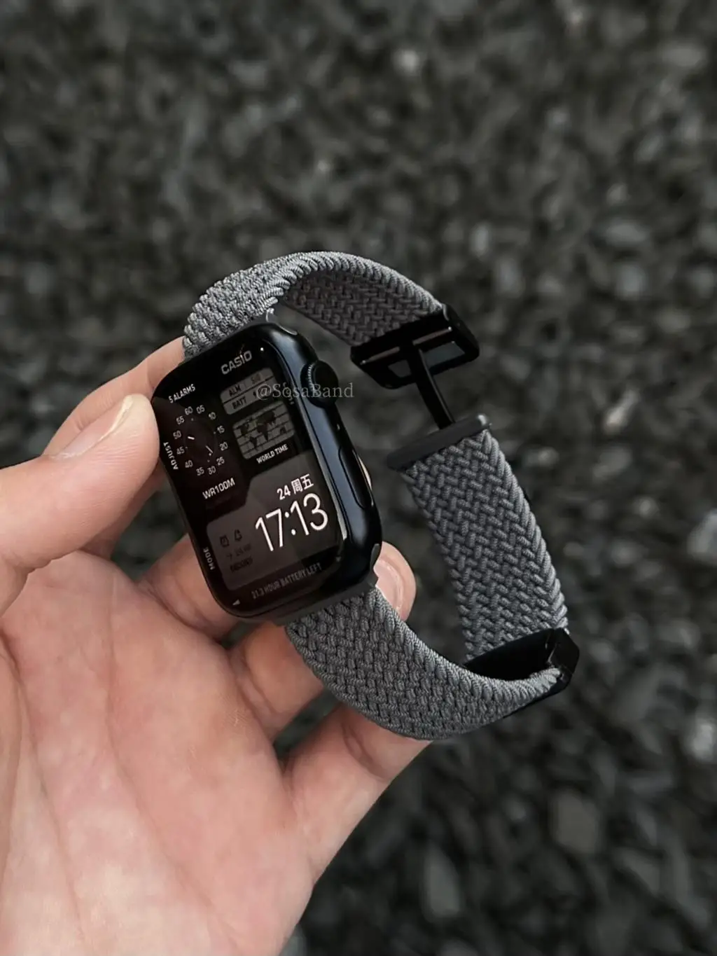 Sosaband Bamba Nylon befon Delejes szíj számára Alma nézni s10applewatch789iwatch