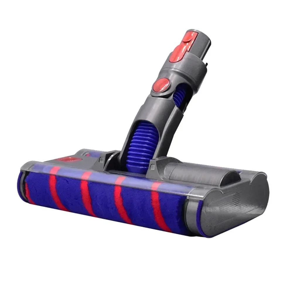 1PC Electric Turbo Floor Roller Brush Head for Dyson V8 V7 V10 V11 Vacuum Cleaner Brush Parts Accessories with LED Lights