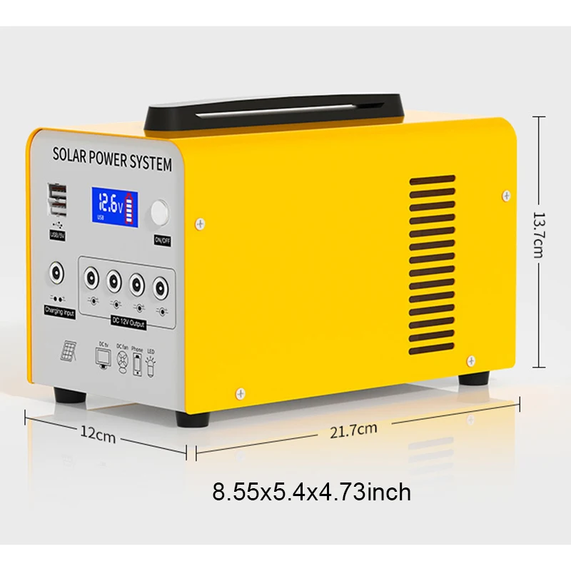 Imagem -02 - Estação de Energia Solar Portátil ao ar Livre dc Usb Mobile Power Supply Gerador Solar Armazenamento de Energia de Alta Potência 84wh 128wh 142 wh