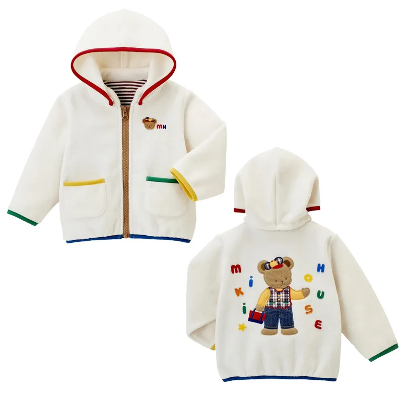 

Winter Japanese Boys Jackets Cartoon Bear Coat Baby Clothes Outerwear Ceketler Kids Clothes Boy Jacket Roupa Girls Coats