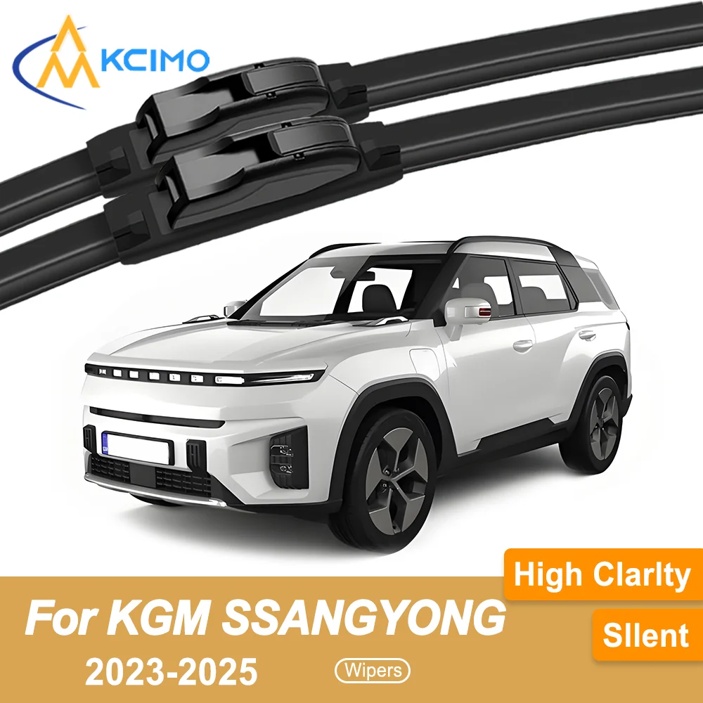 

Crystal Clear Driving 2PCS Windshield Wiper Blades for KGM SSANGYONG Turismo 2023-2025 All-Weather Reliability Durable & Safe