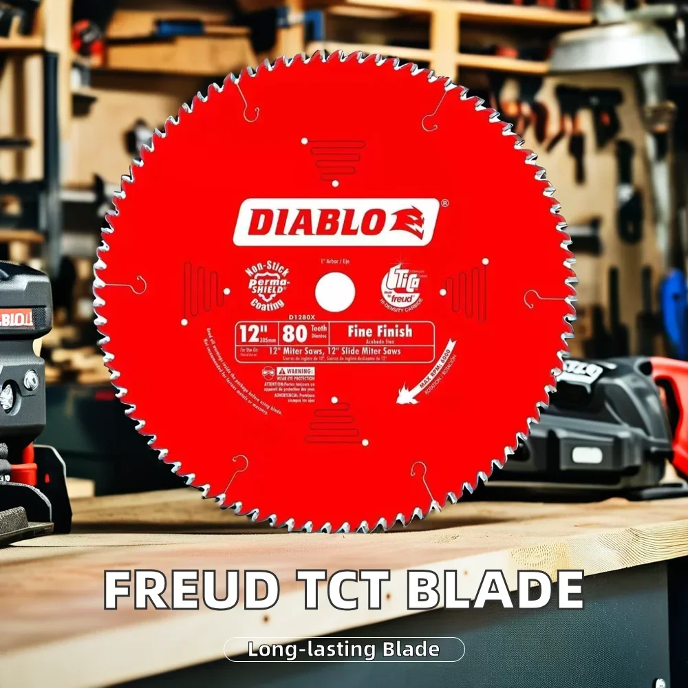 Freud Industrial  Saw Blade Durable Carbide Tipped HSS Titanium Steel Circular MDF HDF Plywood Panel Sizing Italy Made OEM