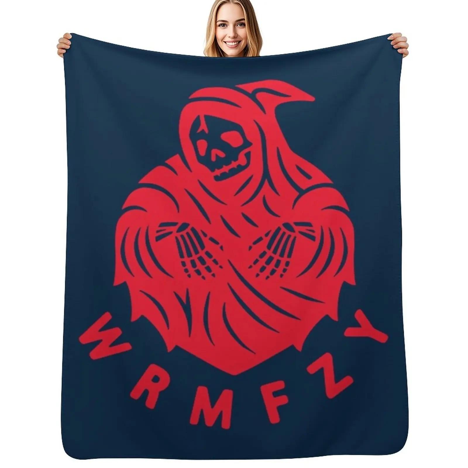 

WRMFZY Creeper Throw Blanket Warm Plush Fuzzy Blanket for Living Room