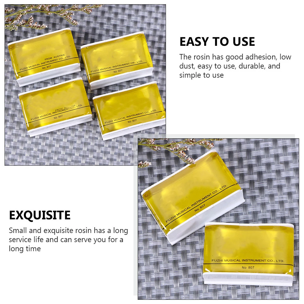 

Professional Portable Rosin Block For Violin Erhu String Instruments Adhesive Practical Accessories 10Pcs
