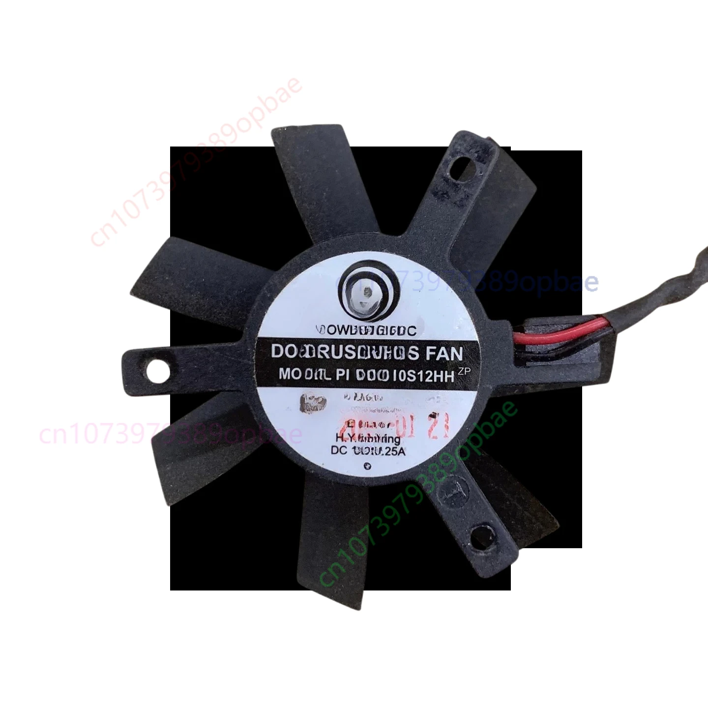 for ATI PLD05010S12HH Original Graphics Card Fan 45mm Diameter 32mm Hole Spacing 2 Pin DC12V Silent Cooling Fan Replacement