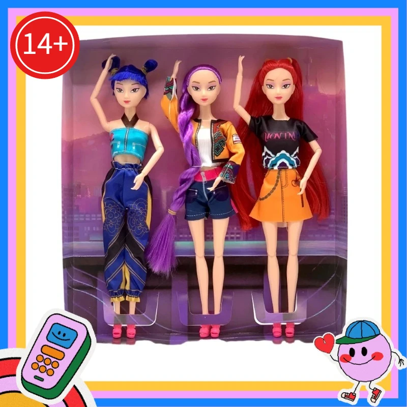 

2025 Новая 3-я модная кукла KPop Devil Hunter, игрушка Rumi Mila Zoe, украшение комнаты, кукла, игрушка, подарок на день рождения, подходит для мальчиков и девочек