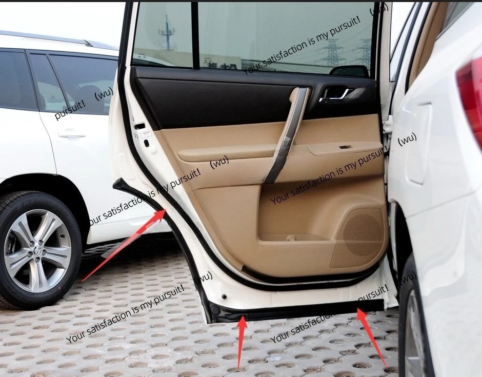 For Toyota Highlander Door Seals 2009 2010 2011 2012 2013 2014