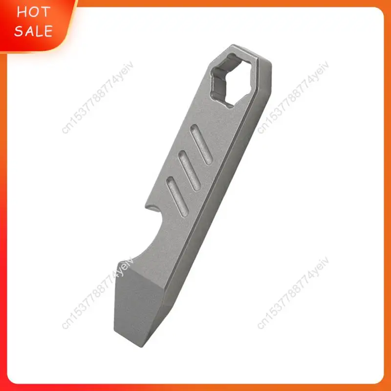 Mini palanca multifuncional, abridor de botellas, llave Hexagonal, herramienta multifuncional portátil para exteriores, equipo de Camping A62X