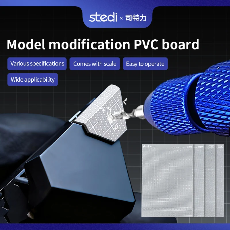 

stedi Plastic Sheet with Trapezoidal Pattern PS Material Model Modification Aid Tool 0.3/0.5/0.8/1.0mm