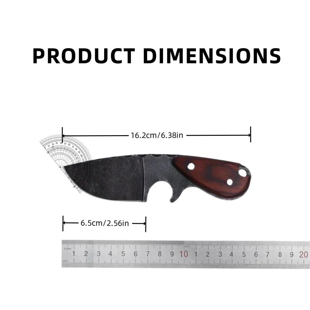 2024 New Outdoor high hardness straight knife for survival,  knife for self-defense, camping outdoor small knife EDC tools