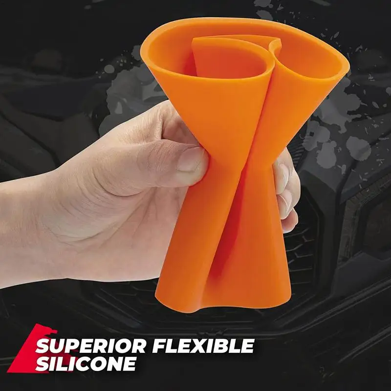 Silicone Oil Change Funnel Wide Mouth Oil Change Funnel Oil Change Tools To Drain Oil Through The Funnel Without A Mess For UTVs