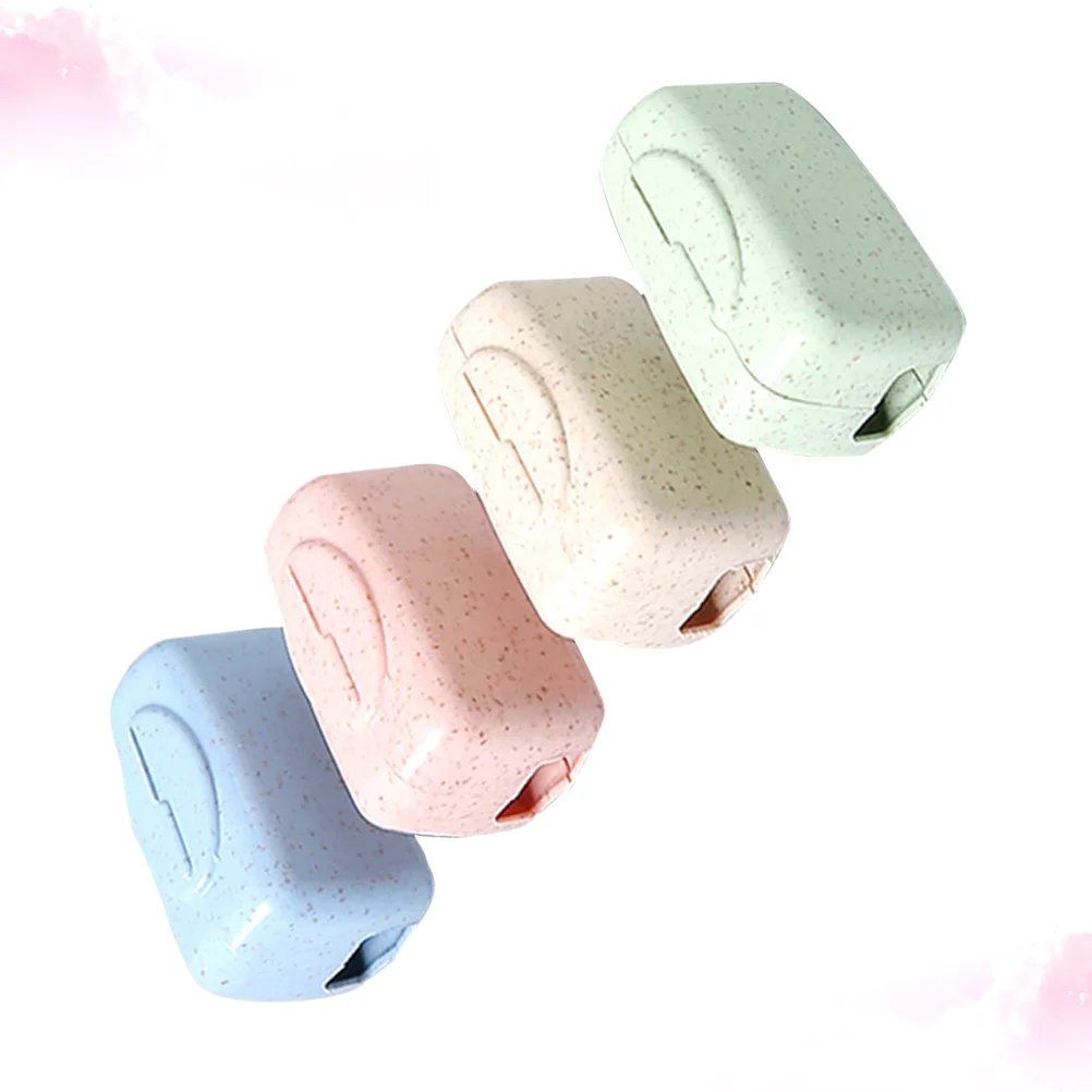 4pcs Portable Toothbrush Cover Waterproof for Outdoor Travel and Camping Durable and Hygienic Toothbrush Cap