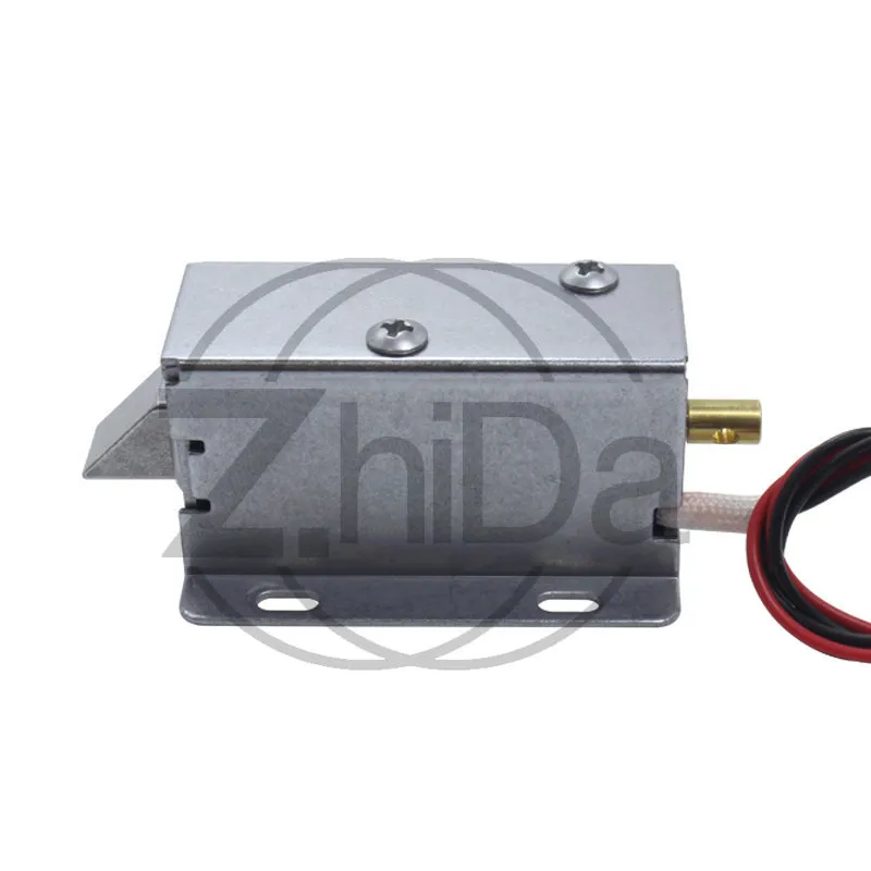 DC12V 24V Solenoid Cabinet Drawer Lock With Manual Unlock For Cabinet Door