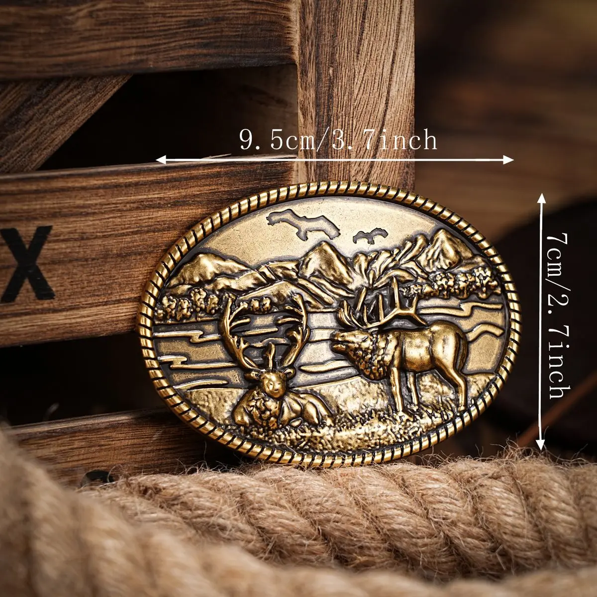 Western Cowboy gesper sabuk huruf, Aksesori pinggang modis dan unik