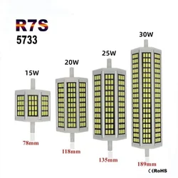 R7S LED Corn Light Bulb Floodlight 5733SMD 78MM 118MM 135MM 189MM High Bright Ampoule Bombillas AC220V Home Lighting