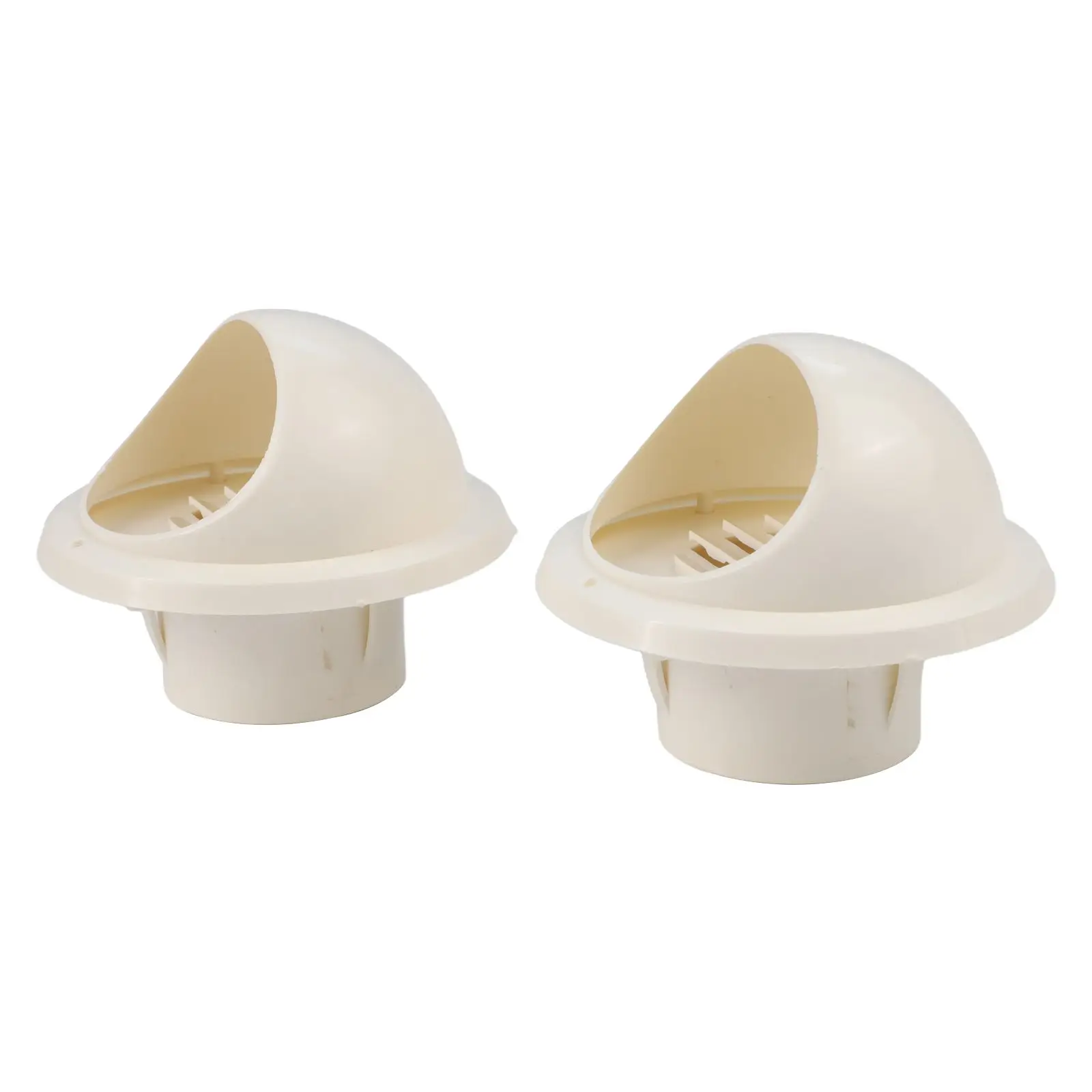 2pc PVC Ventilation Grille Covers for Ceiling Air Vent Exhaust Ducting with Protective Outlet Vent for Chimney
