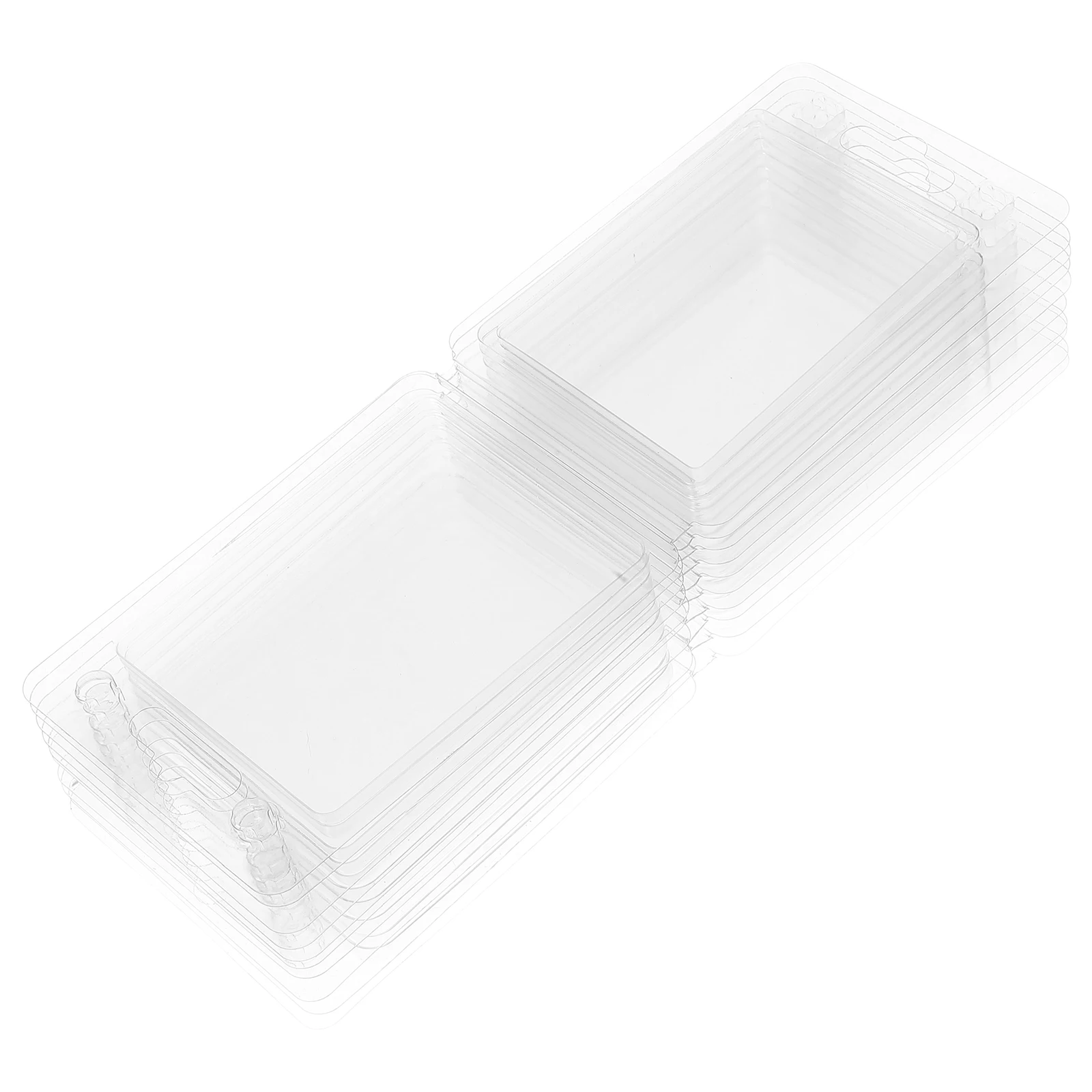 

10 Pcs Blister Packaging Clear Display Electronic Product Holder Case The Pet Enclosure