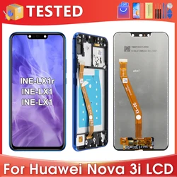 6.3''For HUAWEI Nova 3i For P Smart Plus 2018 INE-LX1 LX2 AL00 LCD Display Touch Screen Digitizer Assembly Replacement