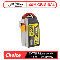 TATTU New R-Line V5 6S1P LiPo Battery - 1200mAh/1400mAh 22.2V 150C w/ XT60 Plug for RC FPV Racing Drones