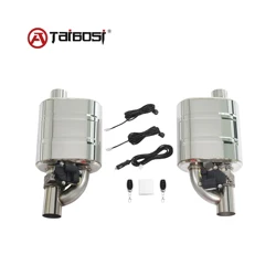 Taibosi Universal 51 63 70 76 MM Auto Car Exhaust System Electric Valve Muffler Remote Control Kit Stainless Steel Cutout Tools