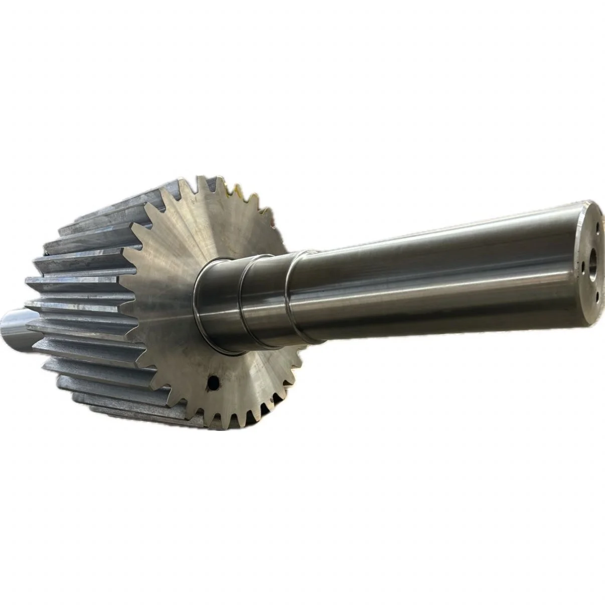 Custom Shaft Manufacturer Large Right Hand Helical Gear Pinion Shaft with 20 Module  Gear Customization
