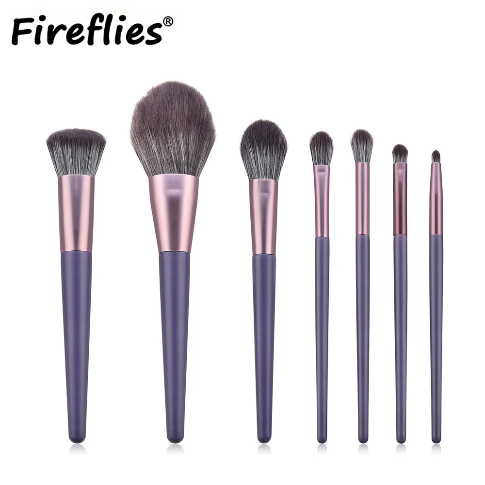 مجموعة فرش مكياج احترافية عالية الجودة مع دلو ، أداة تجميل ، بودرة أحمر الخدود ، ظلال العيون ، أساس الحواجب