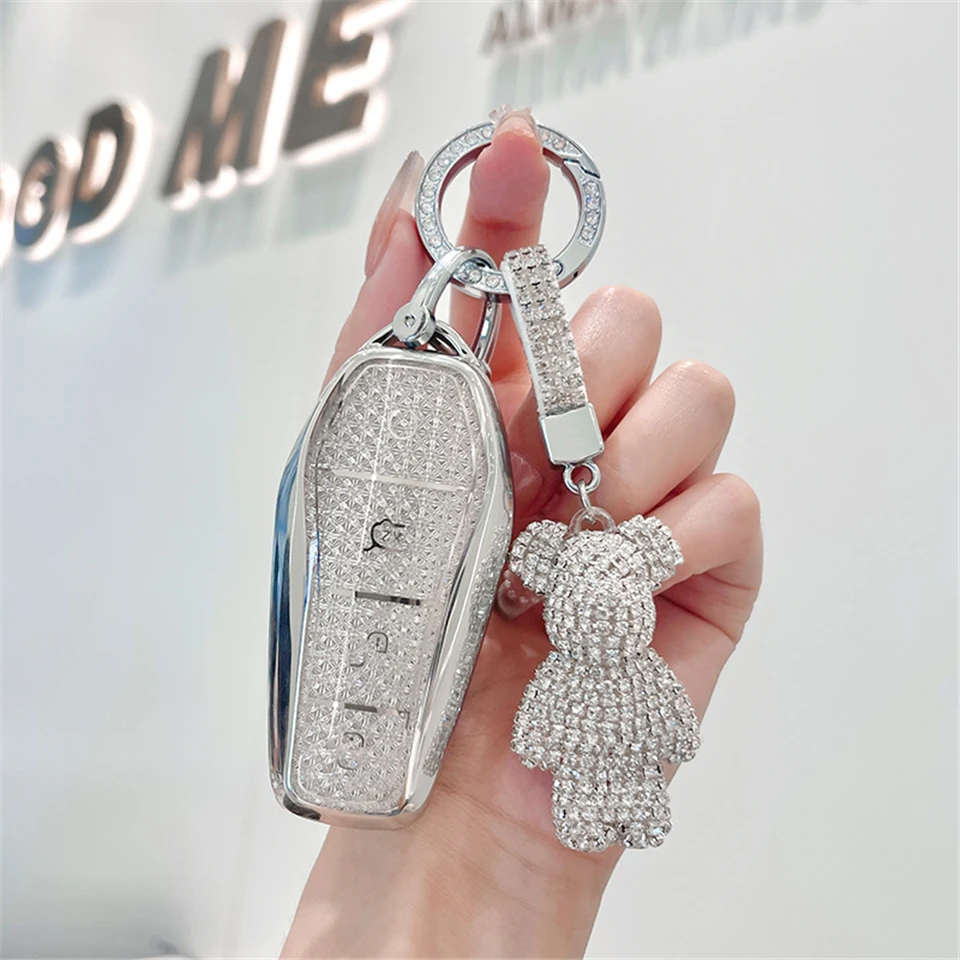 

TPU Car Remote Key Cover Case Holder shell Fob Chain Styling For BYD New ATTO 3 Atto 2 Shark 6 Dolphin Mini Seal U 05 Sealion 07
