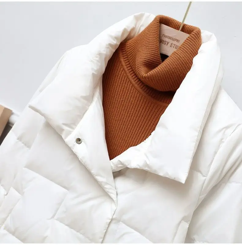 2023 Spring Autumn New Down Jacket Women's Jackets Stand-Up Collar Coat for Women Light Outerwear Female Korean Down Coat Tops