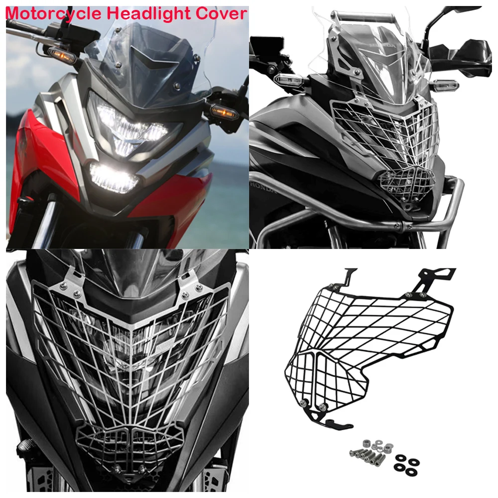 

Motorcycle Headlight Guard Fits for Honda NC750X DCT NC 750X ABS 2021 2022 2023 2024 Front Headlamp Grille Shield Cover