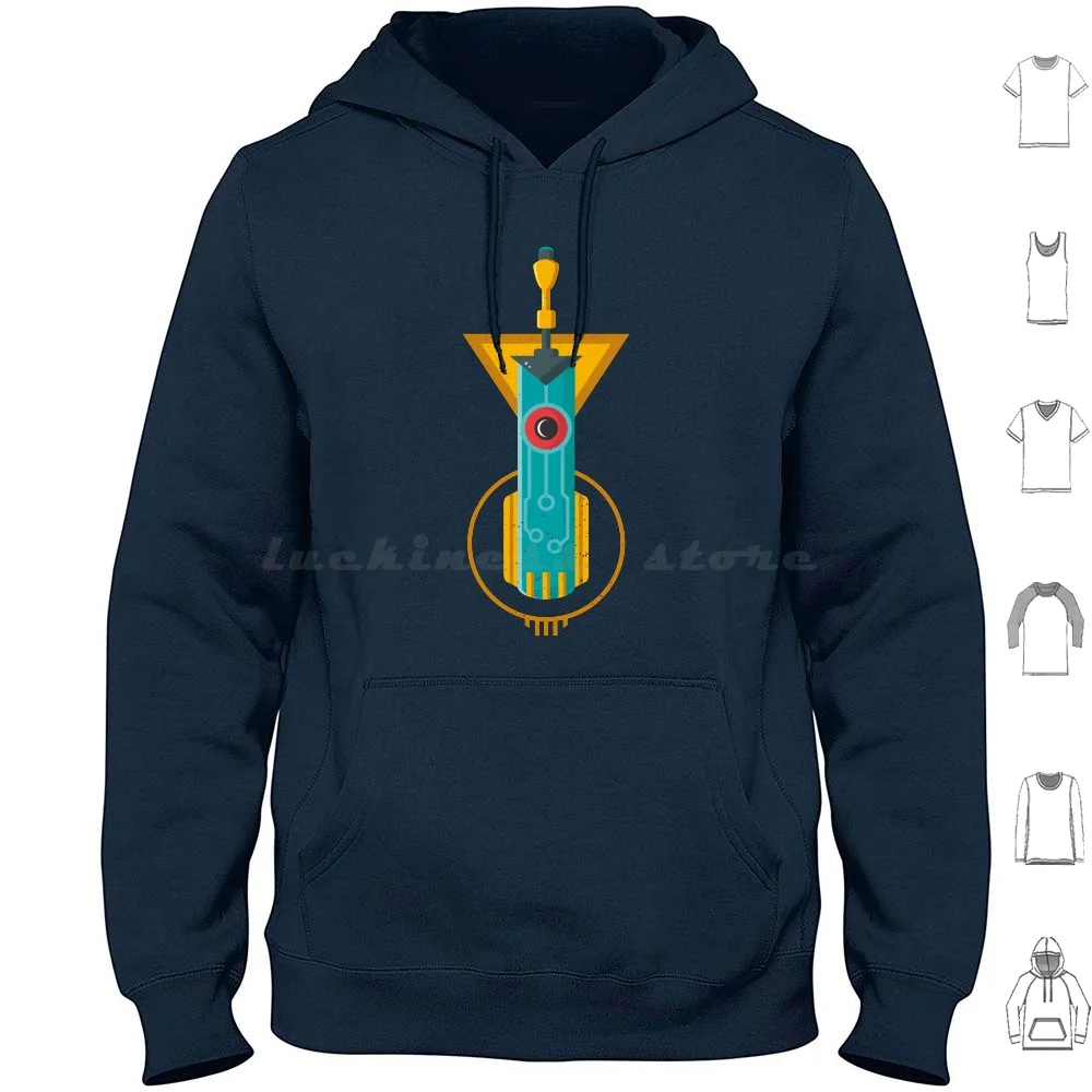 Sword Voice Hoodie cotton Long Sleeve Transistor Transistor Game Video Games Indie Game Klimt Sword Geek Geeky Nerdy