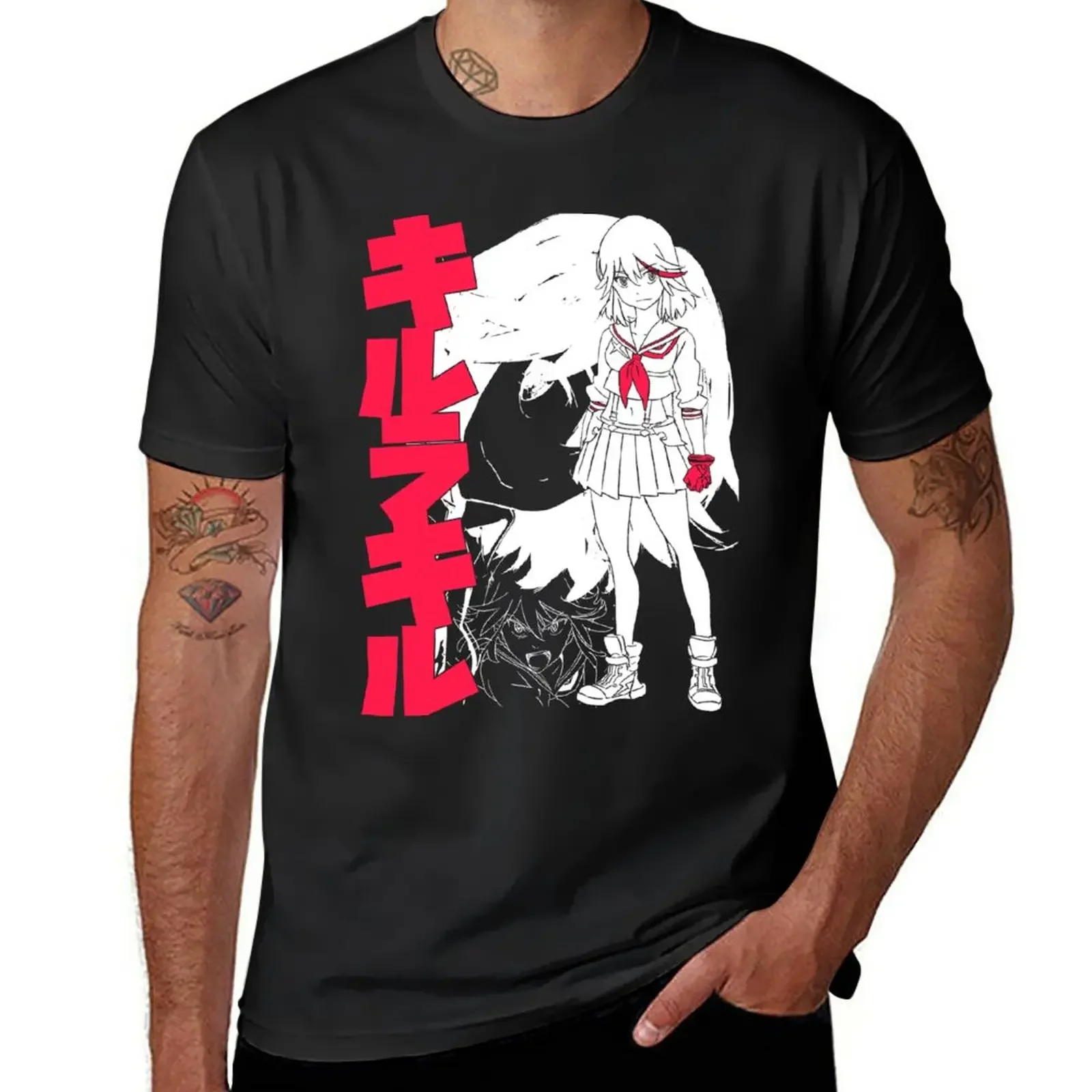 

Ryu Ko! (white) T-Shirt anime clothes plus sizes kawaii clothes men t shirt
