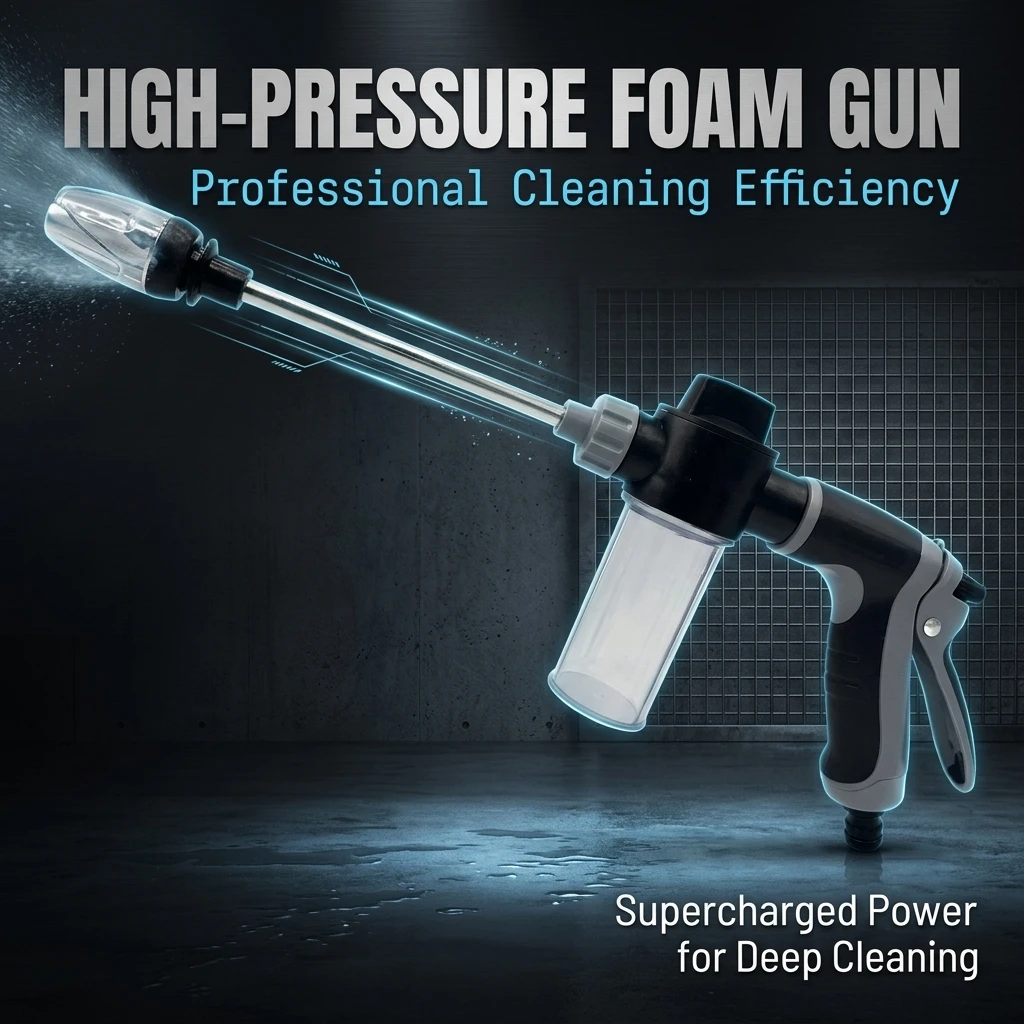 360° Rotating Nozzle High Pressure Water Gun Car Wash Kit Auto Cleaner Garden Hose Sprinkler for Washing And Watering
