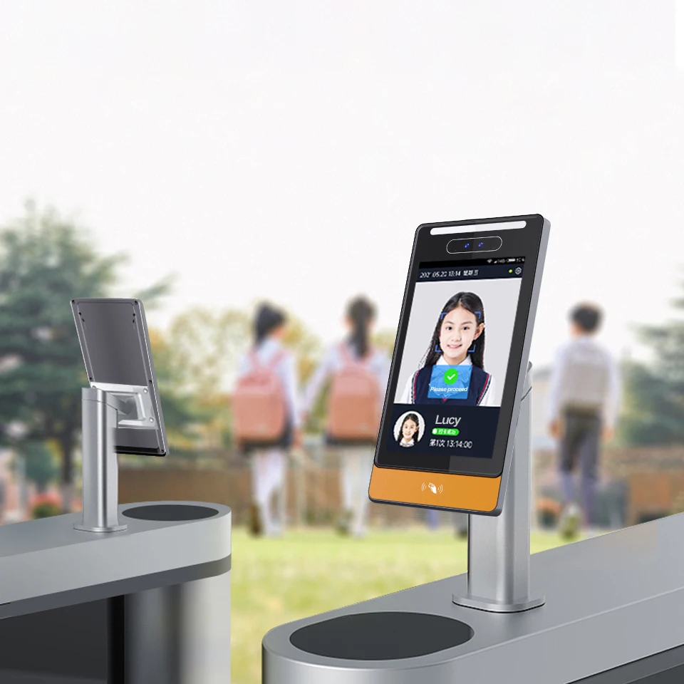 Leshun LSP581 All-In-One Dynamic Biometric Face Recognition Touch Screen Motion Detection Swipe Password Access